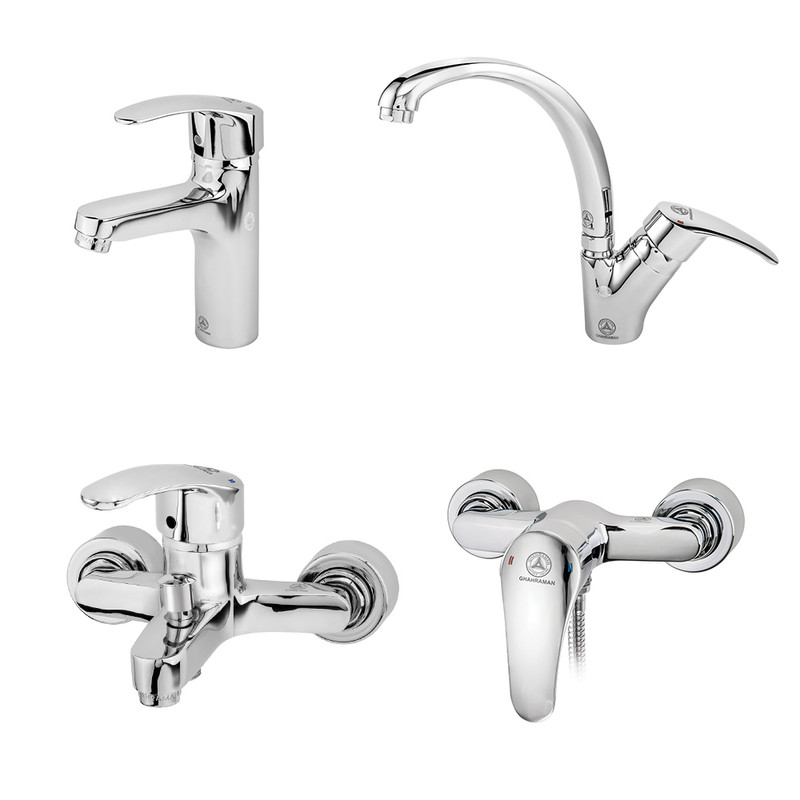 ست شیرآلات بهداشتی قهرمان مدل اسپانیایی رویال مجموعه 4عددی