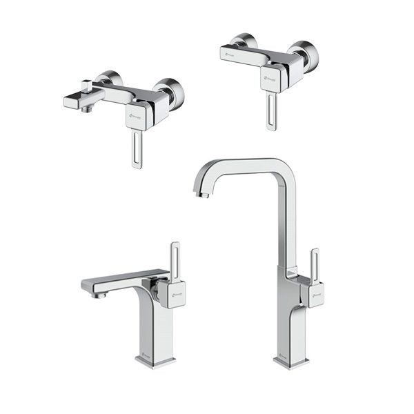 ست شیرآلات شودر مدل میشل مجموعه 4 عددی